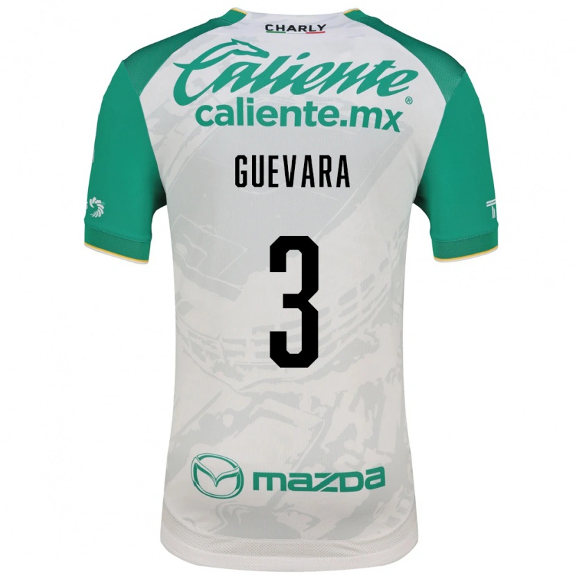 Danxen Criança Camisola Juan Guevara #3 Verde Claro Branco Alternativa 2026/27 Camisa Brasil
