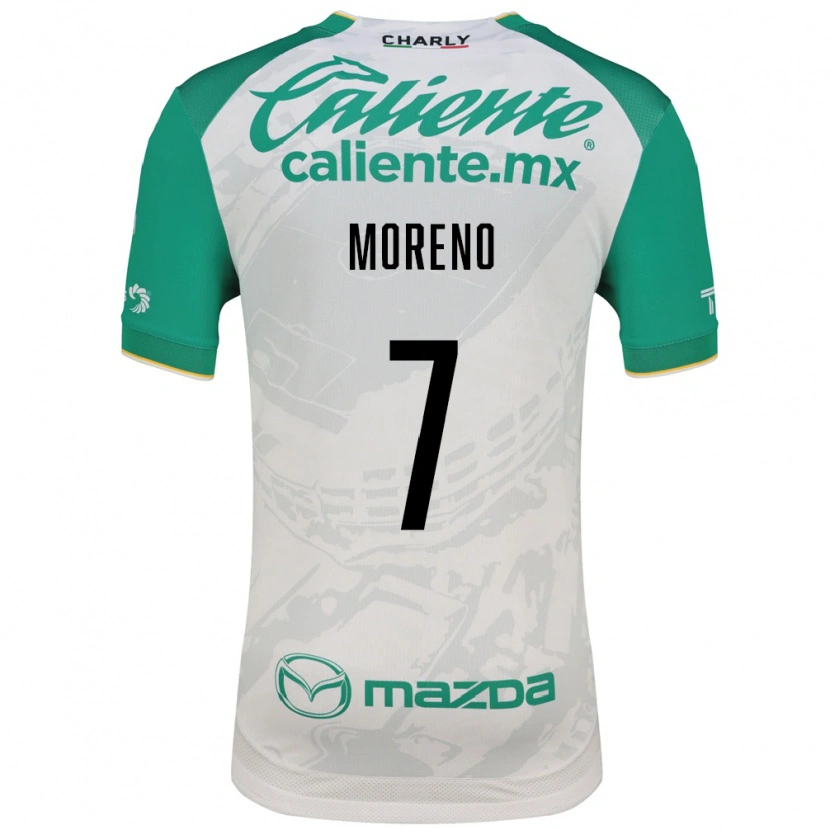 Danxen Criança Camisola Iván Moreno #7 Verde Claro Branco Alternativa 2026/27 Camisa Brasil