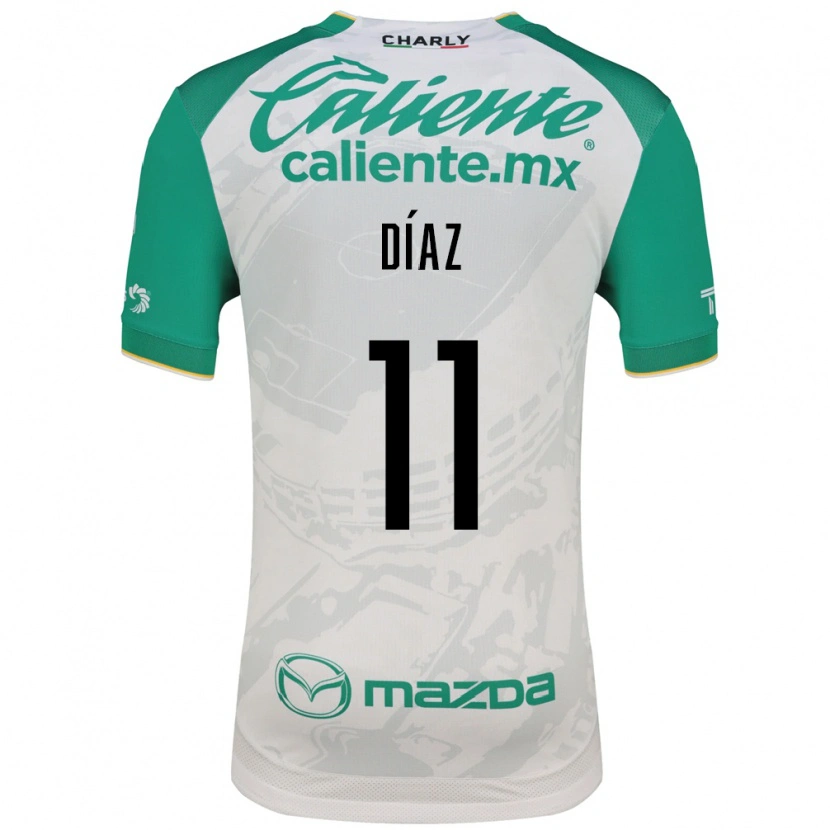 Danxen Criança Camisola Ismael Díaz #11 Verde Claro Branco Alternativa 2026/27 Camisa Brasil