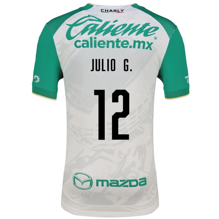 Danxen Criança Camisola Julio González #12 Verde Claro Branco Alternativa 2026/27 Camisa Brasil