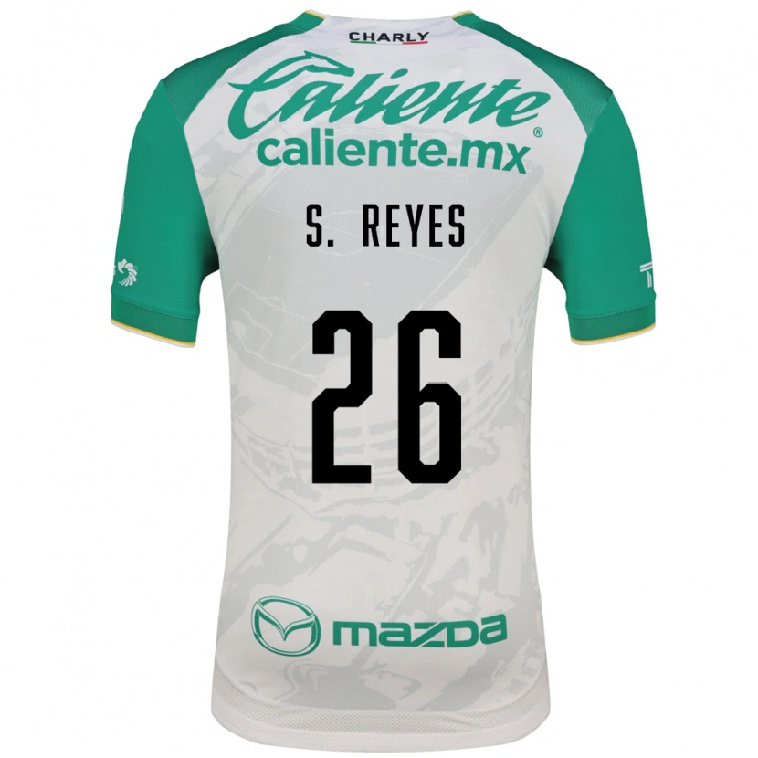 Danxen Criança Camisola Salvador Reyes #26 Verde Claro Branco Alternativa 2026/27 Camisa Brasil