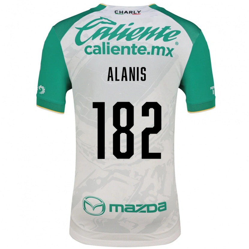 Danxen Criança Camisola Alejandro Alanís #182 Verde Claro Branco Alternativa 2026/27 Camisa Brasil