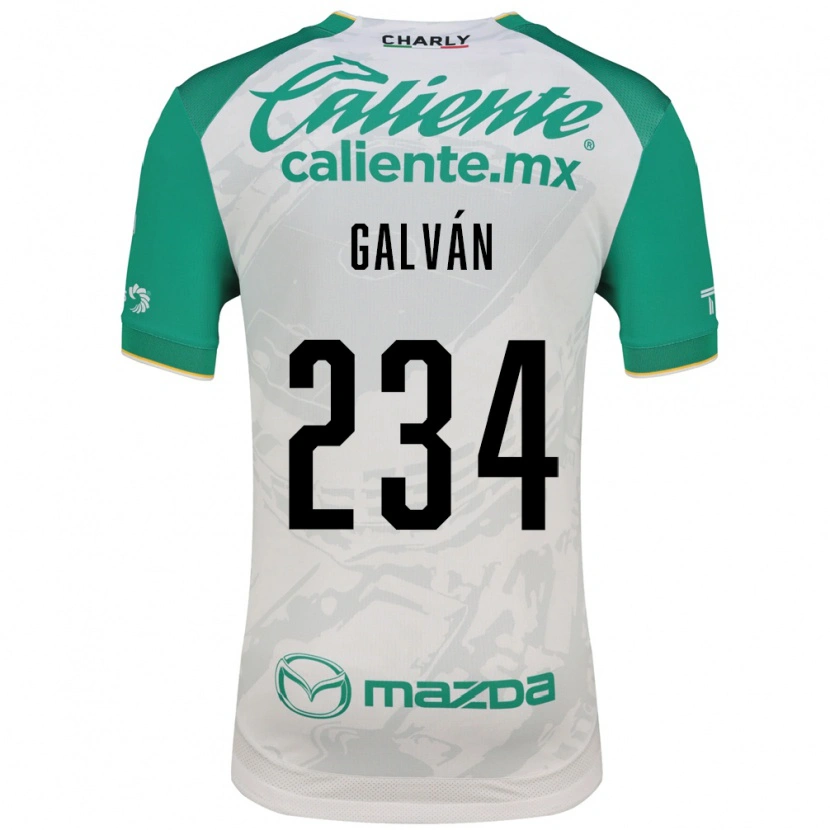 Danxen Criança Camisola Diego Galván #234 Verde Claro Branco Alternativa 2026/27 Camisa Brasil