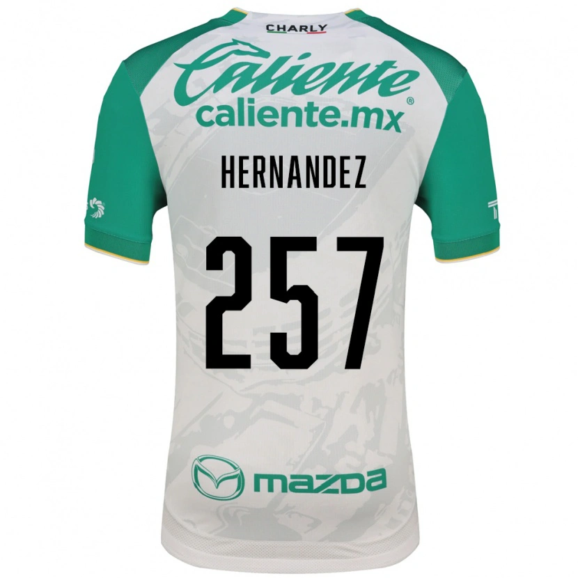 Danxen Criança Camisola Karín Hernández #257 Verde Claro Branco Alternativa 2026/27 Camisa Brasil