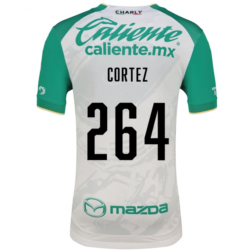 Danxen Criança Camisola Enrique Cortez #264 Verde Claro Branco Alternativa 2026/27 Camisa Brasil