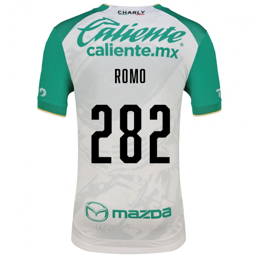 Danxen Criança Camisola Mateo Romo #282 Verde Claro Branco Alternativa 2026/27 Camisa Brasil