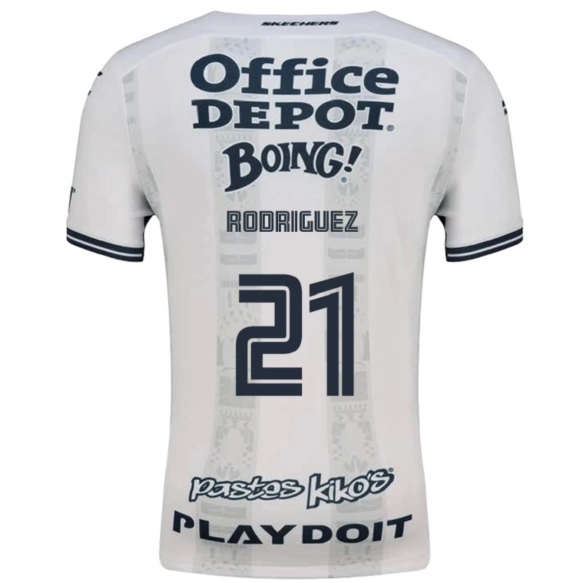 Danxen Criança Camisola Valentín Rodríguez #21 Vermelho Branco Preto Alternativa 2026/27 Camisa Brasil