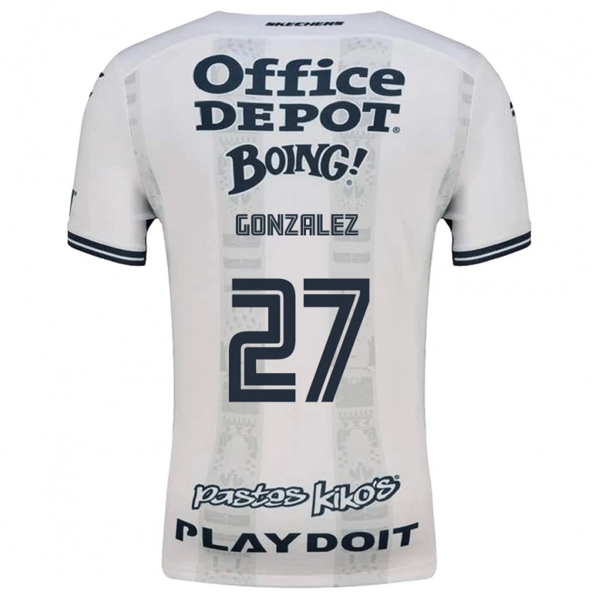 Danxen Criança Camisola Owen González #27 Vermelho Branco Preto Alternativa 2026/27 Camisa Brasil