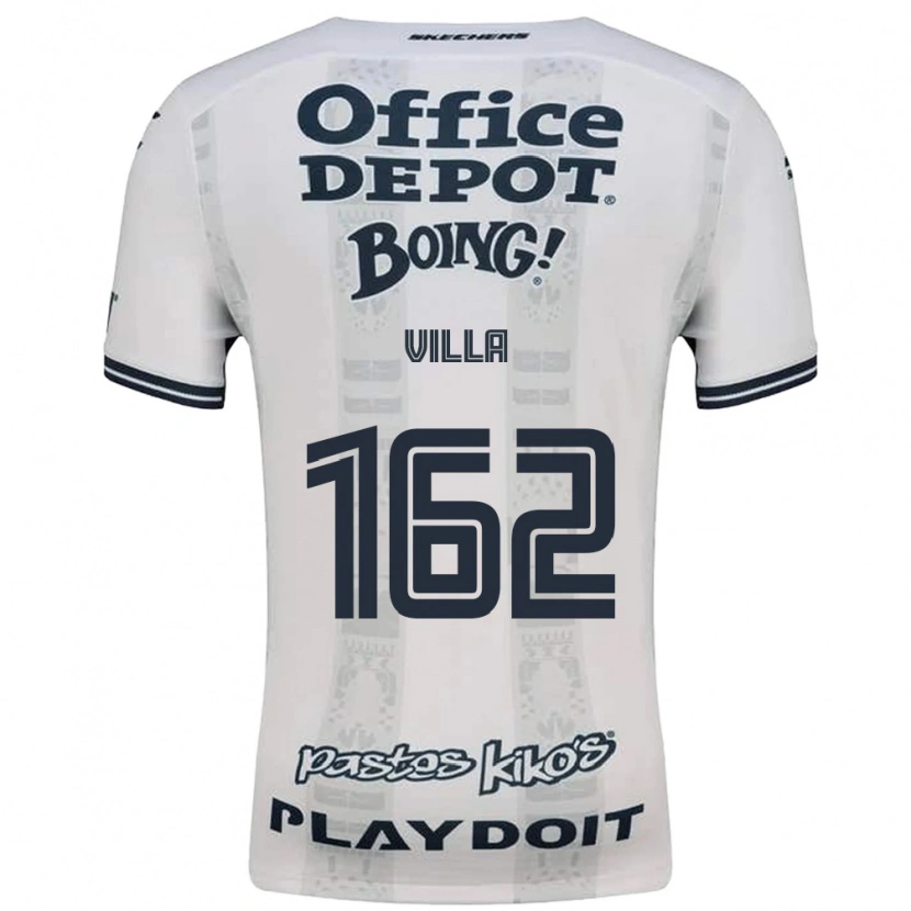 Danxen Criança Camisola Adrián Villa #162 Vermelho Branco Preto Alternativa 2026/27 Camisa Brasil