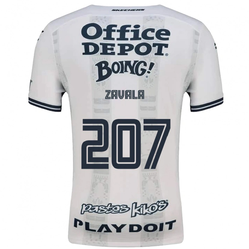 Danxen Criança Camisola Ian Zavala #207 Vermelho Branco Preto Alternativa 2026/27 Camisa Brasil