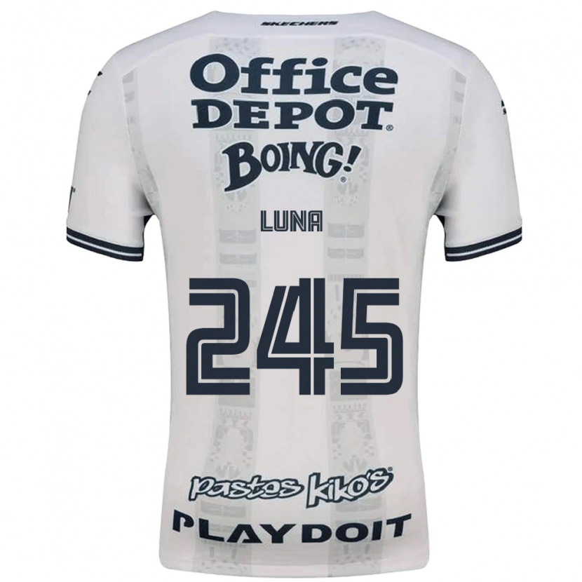 Danxen Criança Camisola Irving Luna #245 Vermelho Branco Preto Alternativa 2026/27 Camisa Brasil