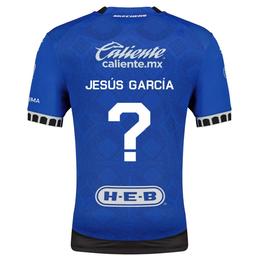 Danxen Criança Camisola Jesús García #0 Azul Real Branco Preto Alternativa 2026/27 Camisa Brasil