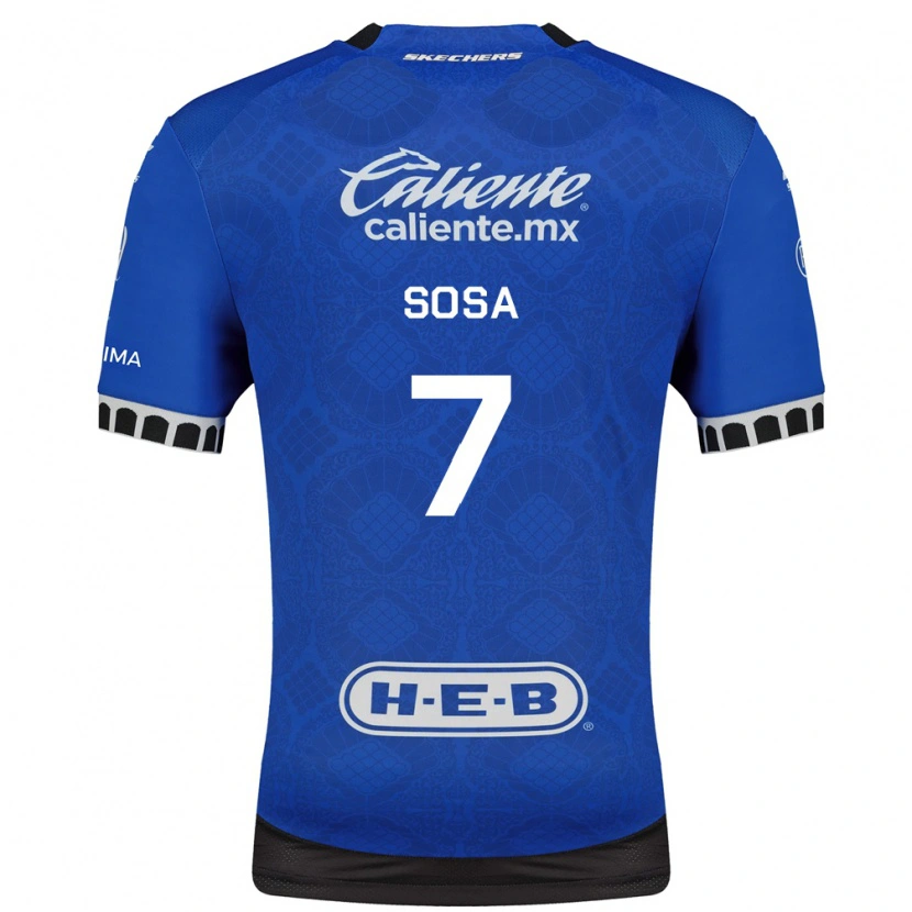 Danxen Criança Camisola Samuel Sosa #7 Azul Real Branco Preto Alternativa 2026/27 Camisa Brasil