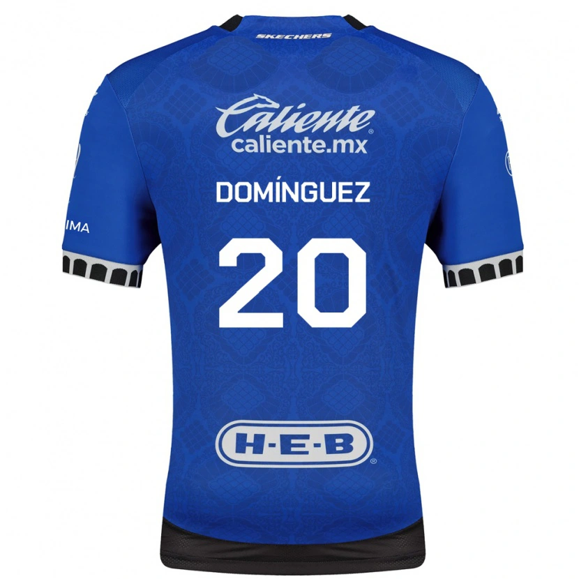 Danxen Criança Camisola Misael Dominguez #20 Azul Real Branco Preto Alternativa 2026/27 Camisa Brasil