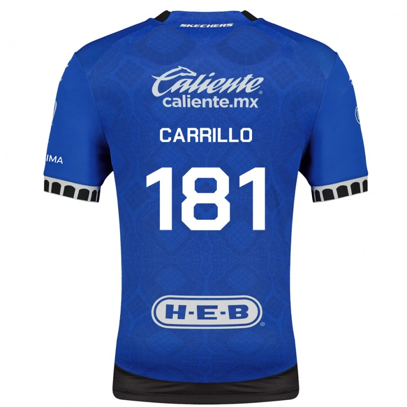 Danxen Criança Camisola Ángel Carrillo #181 Azul Real Branco Preto Alternativa 2026/27 Camisa Brasil