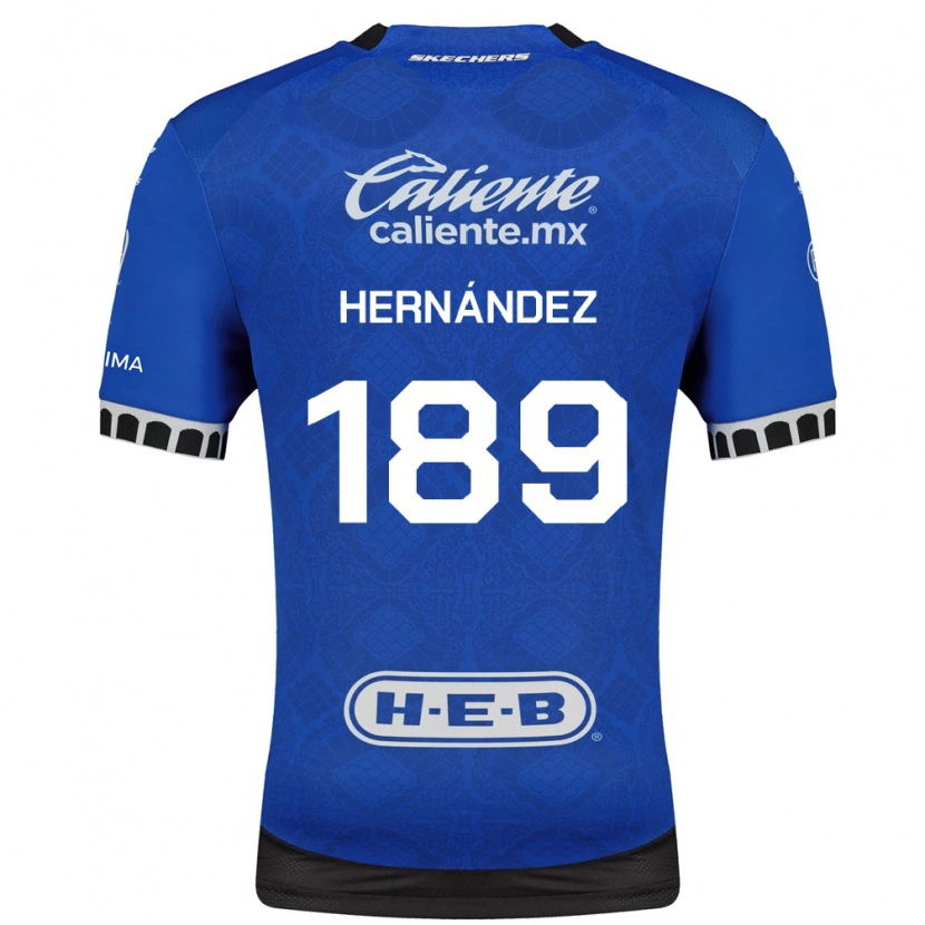 Danxen Criança Camisola Sebastián Hernández #189 Azul Real Branco Preto Alternativa 2026/27 Camisa Brasil