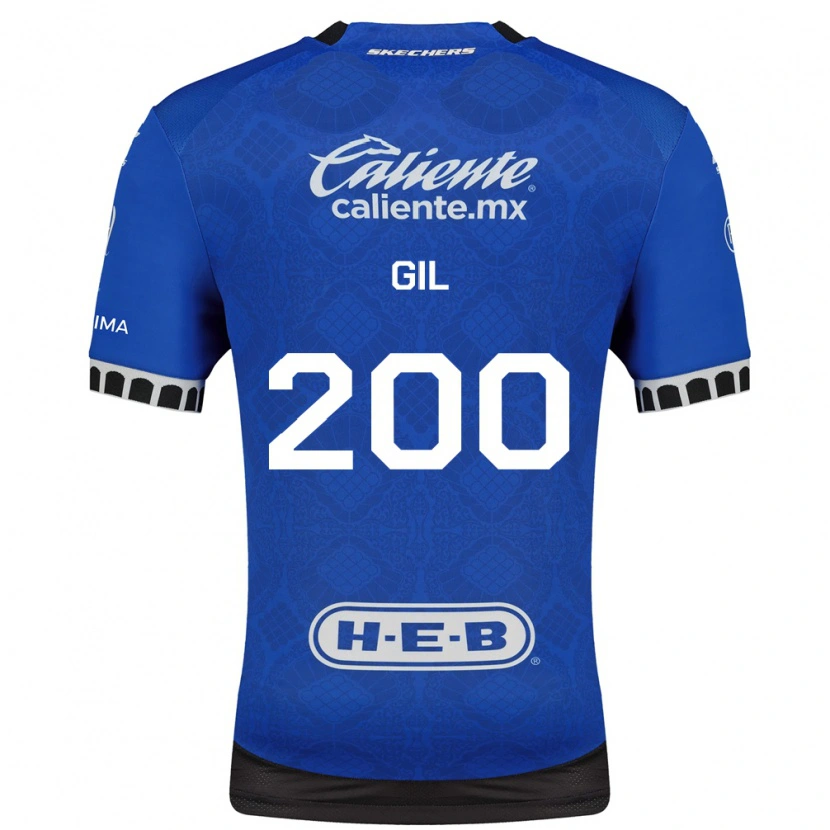 Danxen Criança Camisola Gerardo Gil #200 Azul Real Branco Preto Alternativa 2026/27 Camisa Brasil
