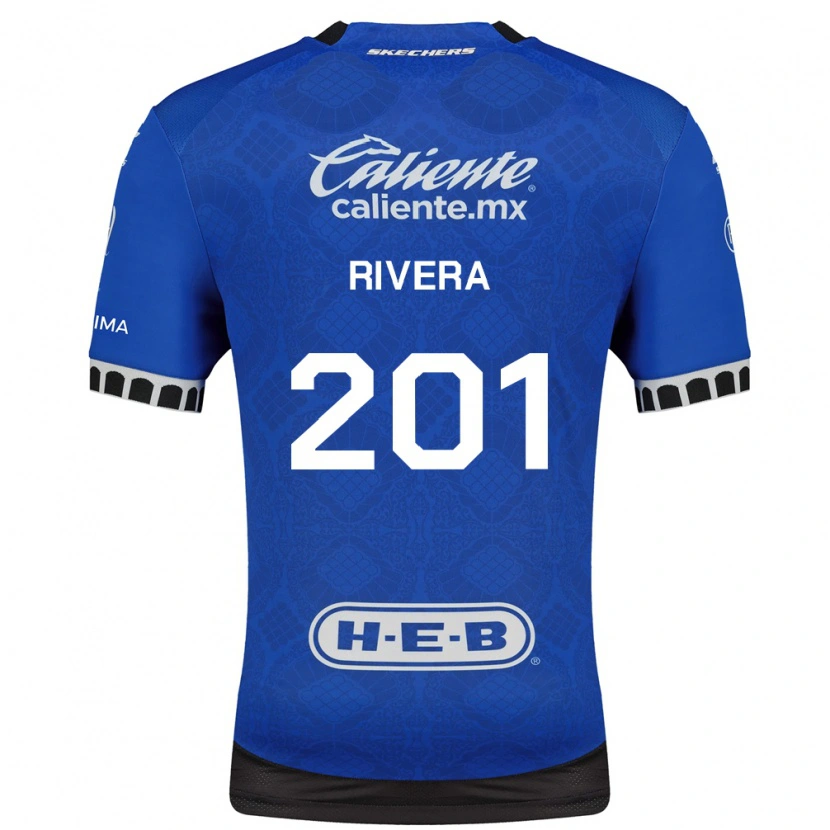 Danxen Criança Camisola Christian Rivera #201 Azul Real Branco Preto Alternativa 2026/27 Camisa Brasil
