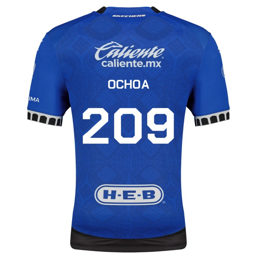 Danxen Criança Camisola José Ochoa #209 Azul Real Branco Preto Alternativa 2026/27 Camisa Brasil