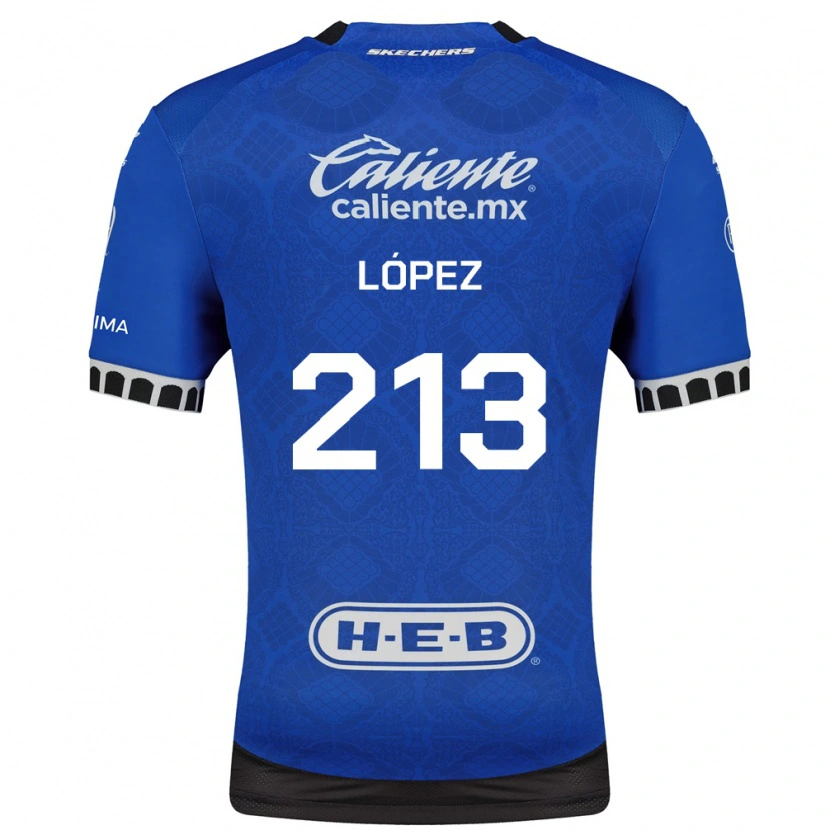 Danxen Criança Camisola Juan López #213 Azul Real Branco Preto Alternativa 2026/27 Camisa Brasil