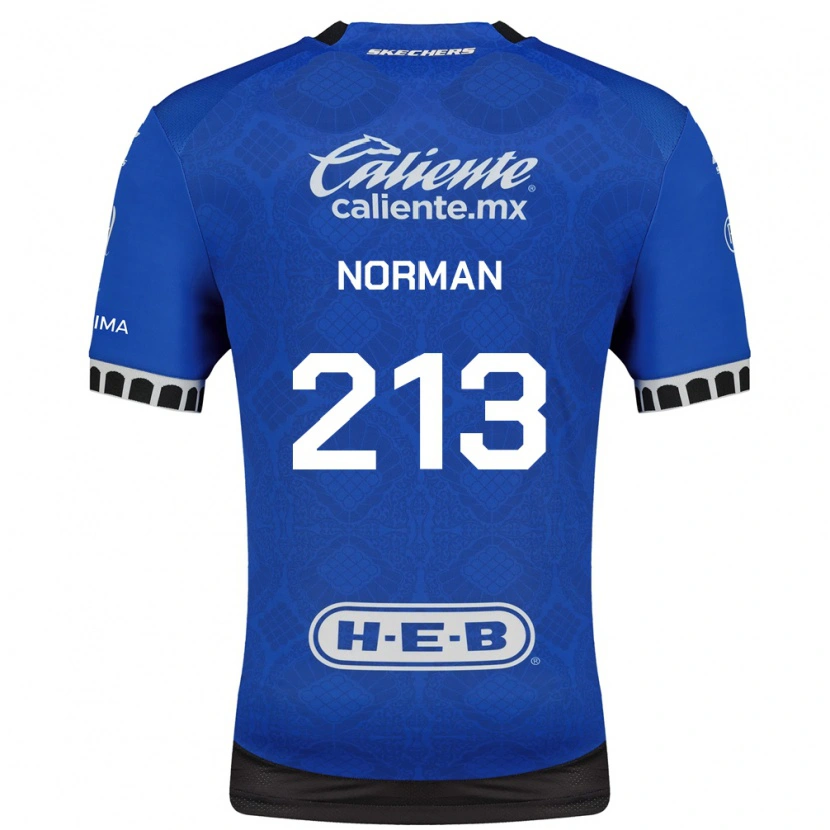 Danxen Criança Camisola Humberto Norman #213 Azul Real Branco Preto Alternativa 2026/27 Camisa Brasil