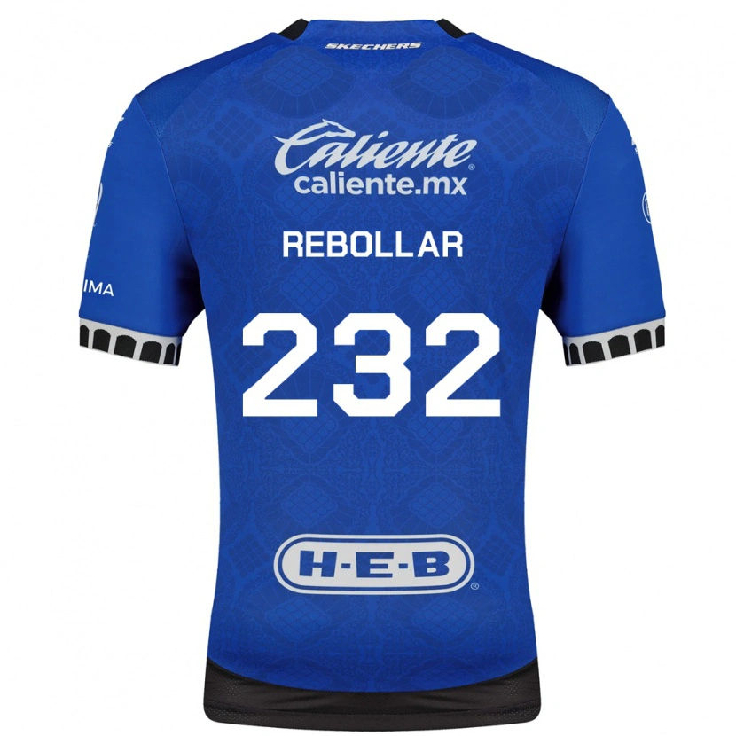 Danxen Criança Camisola Jonathan Rebollar #232 Azul Real Branco Preto Alternativa 2026/27 Camisa Brasil