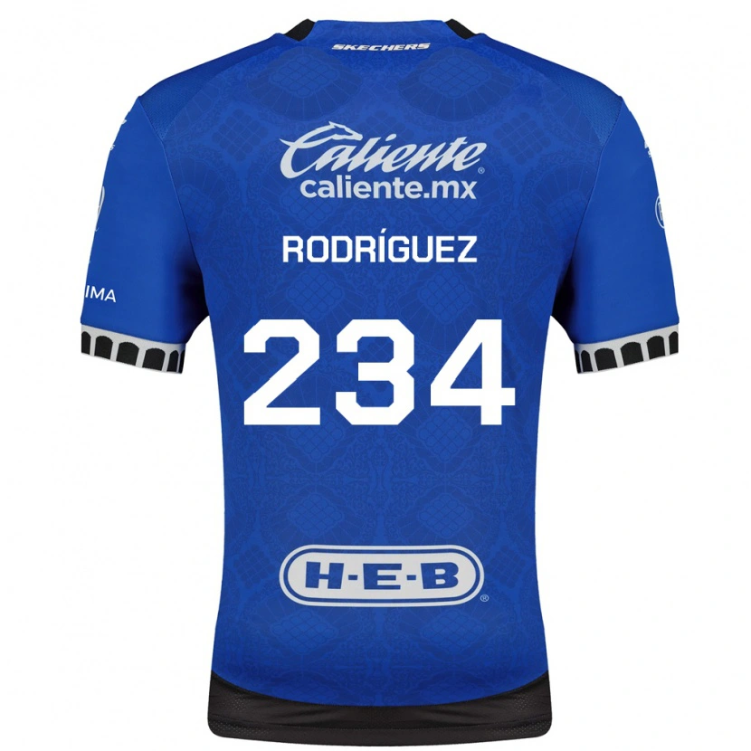 Danxen Criança Camisola Alejandro Rodríguez #234 Azul Real Branco Preto Alternativa 2026/27 Camisa Brasil
