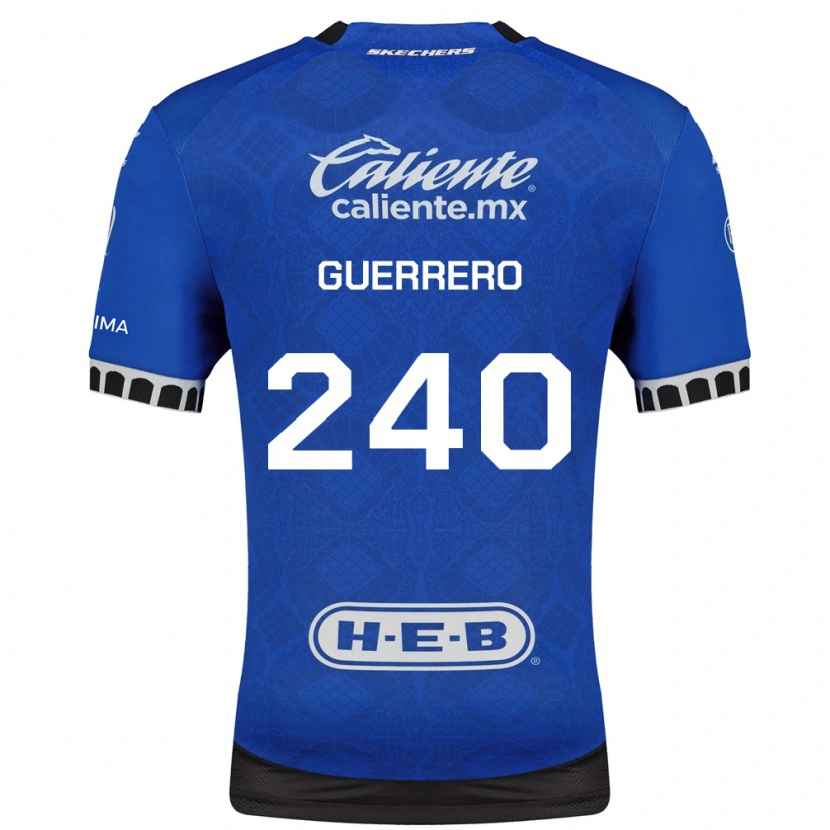 Danxen Criança Camisola Tlaloc Guerrero #240 Azul Real Branco Preto Alternativa 2026/27 Camisa Brasil