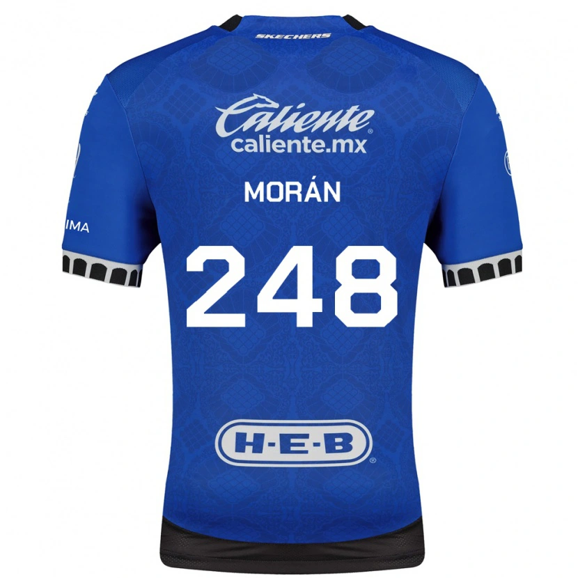 Danxen Criança Camisola Jorge Morán #248 Azul Real Branco Preto Alternativa 2026/27 Camisa Brasil