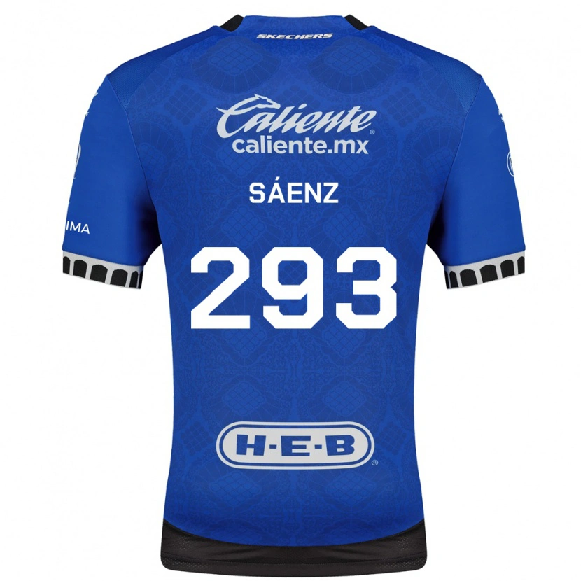 Danxen Criança Camisola Nicolás Sáenz #293 Azul Real Branco Preto Alternativa 2026/27 Camisa Brasil