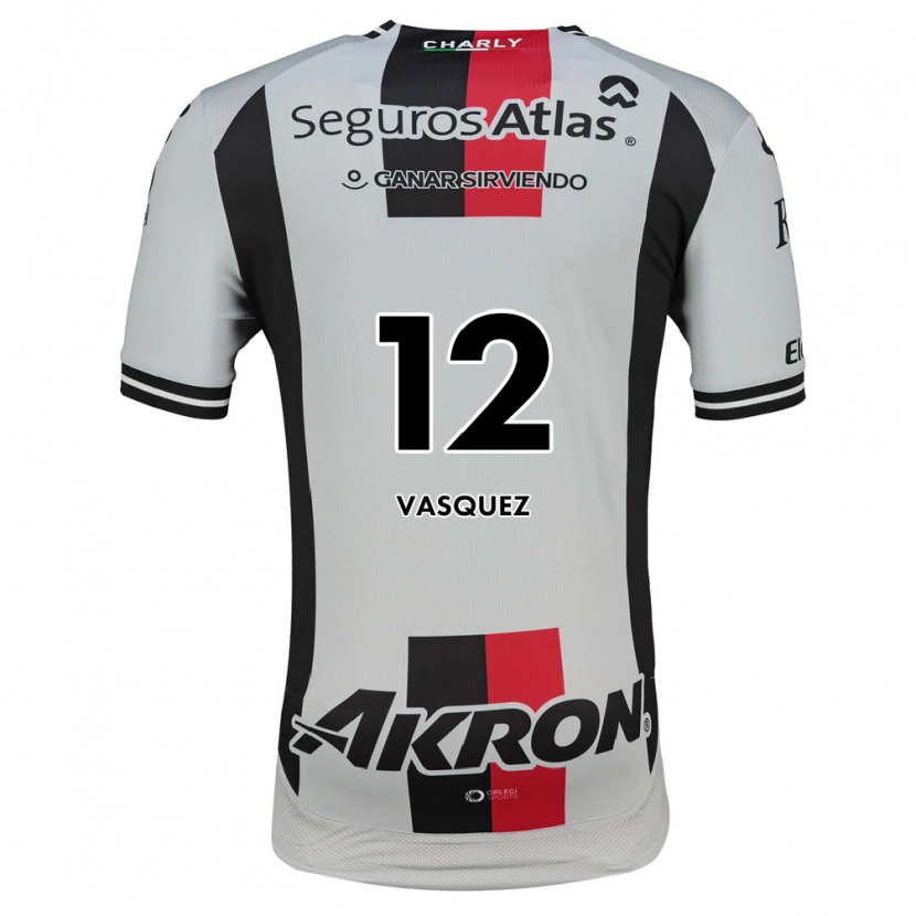 Danxen Criança Camisola Leyla Vasquez #12 Branco Vermelho Preto Alternativa 2026/27 Camisa Brasil