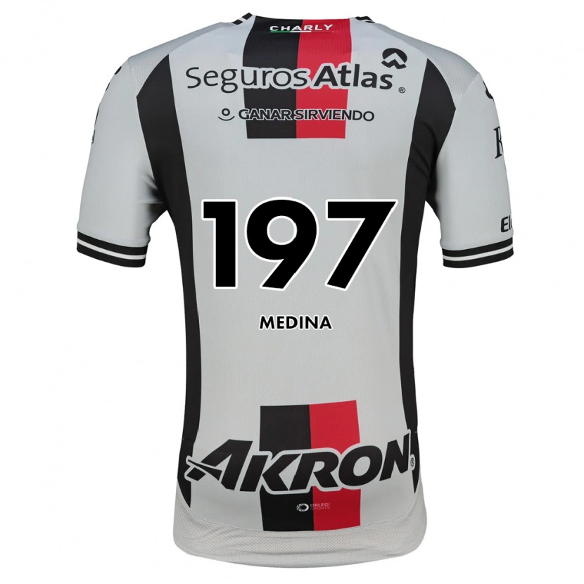 Danxen Criança Camisola Héctor Medina #197 Branco Vermelho Preto Alternativa 2026/27 Camisa Brasil