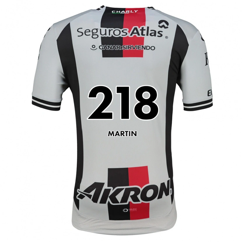 Danxen Criança Camisola Jorge San Martín #218 Branco Vermelho Preto Alternativa 2026/27 Camisa Brasil