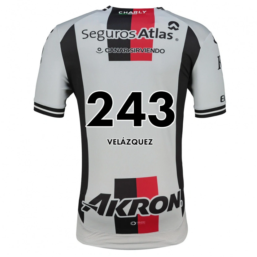 Danxen Criança Camisola Emilio Velázquez #243 Branco Vermelho Preto Alternativa 2026/27 Camisa Brasil