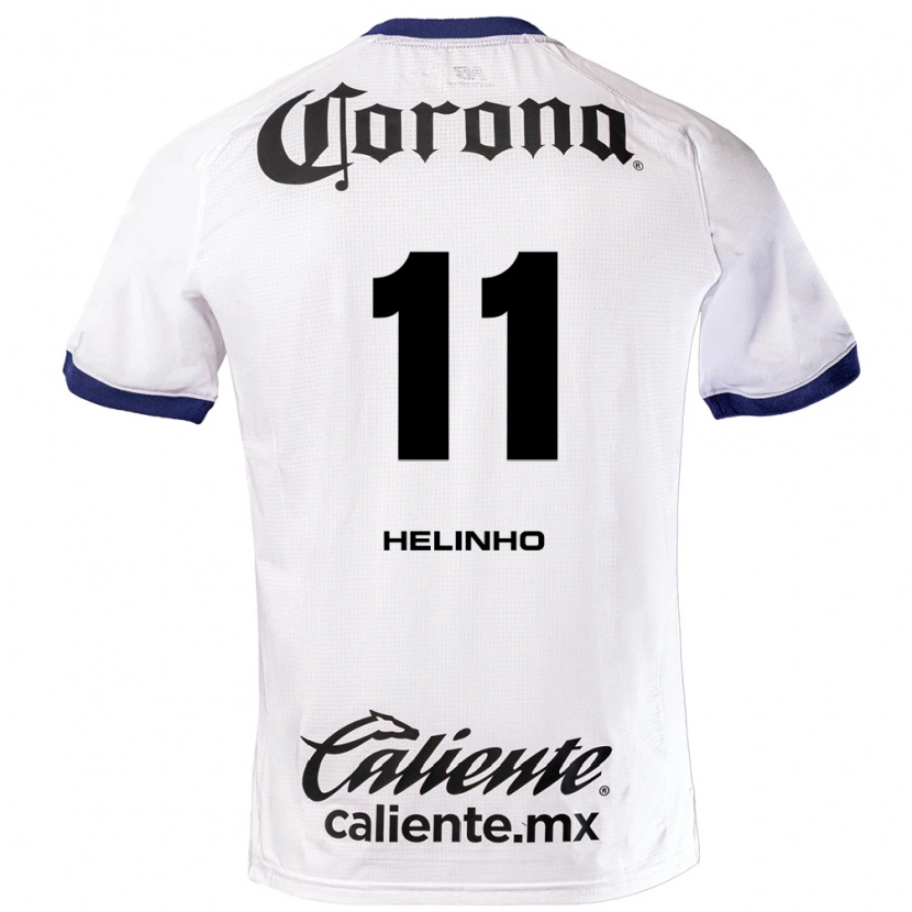 Danxen Criança Camisola Helinho #11 Branco Azul Preto Alternativa 2026/27 Camisa Brasil
