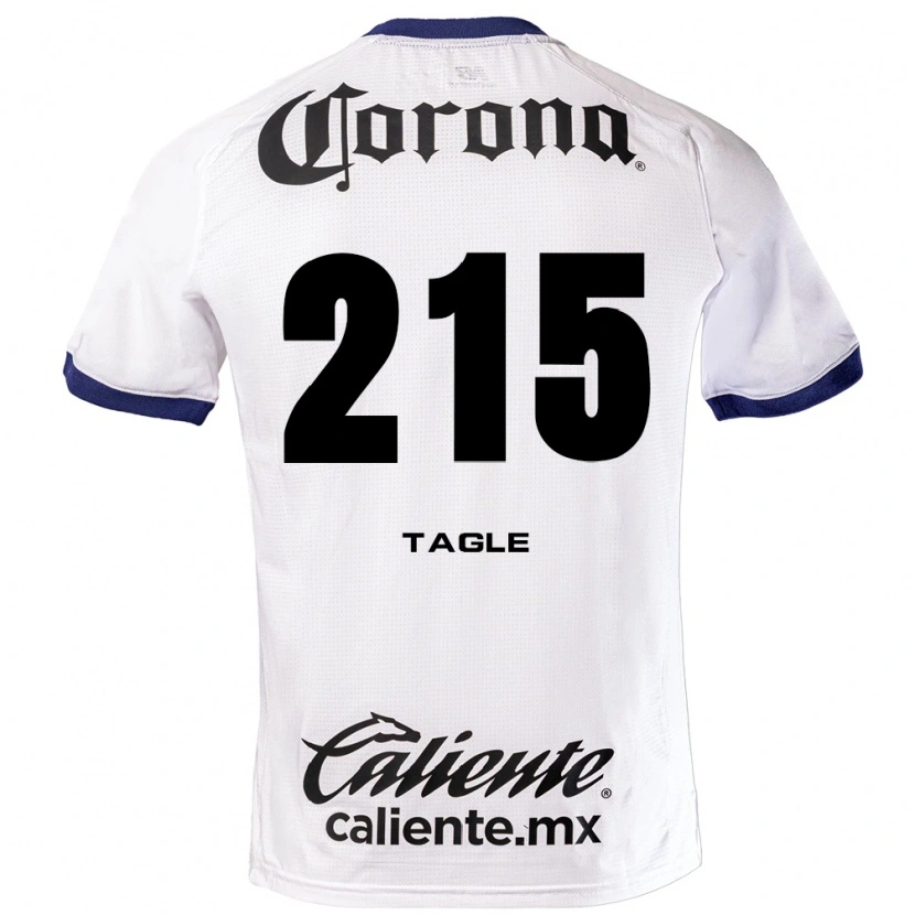 Danxen Criança Camisola Alessandro Tagle #215 Branco Azul Preto Alternativa 2026/27 Camisa Brasil