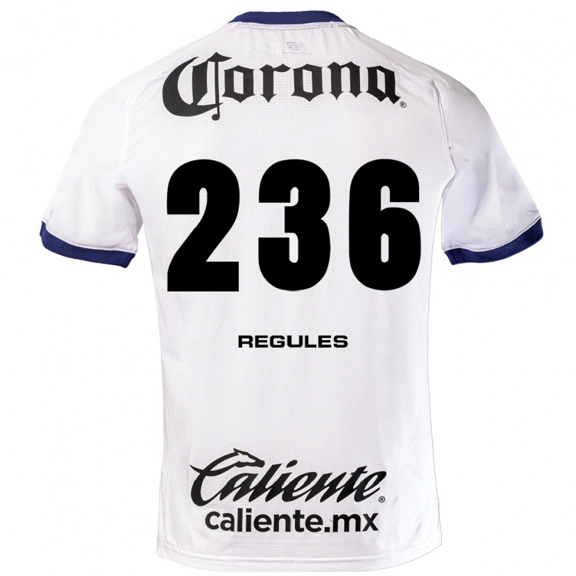 Danxen Criança Camisola Carlo Regules #236 Branco Azul Preto Alternativa 2026/27 Camisa Brasil