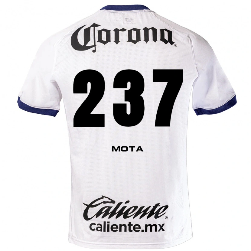 Danxen Criança Camisola Diego Mota #237 Branco Azul Preto Alternativa 2026/27 Camisa Brasil
