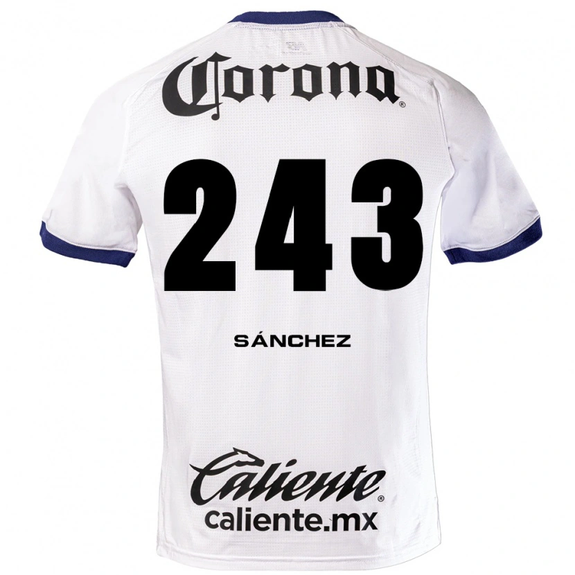 Danxen Criança Camisola Cedric Sánchez #243 Branco Azul Preto Alternativa 2026/27 Camisa Brasil