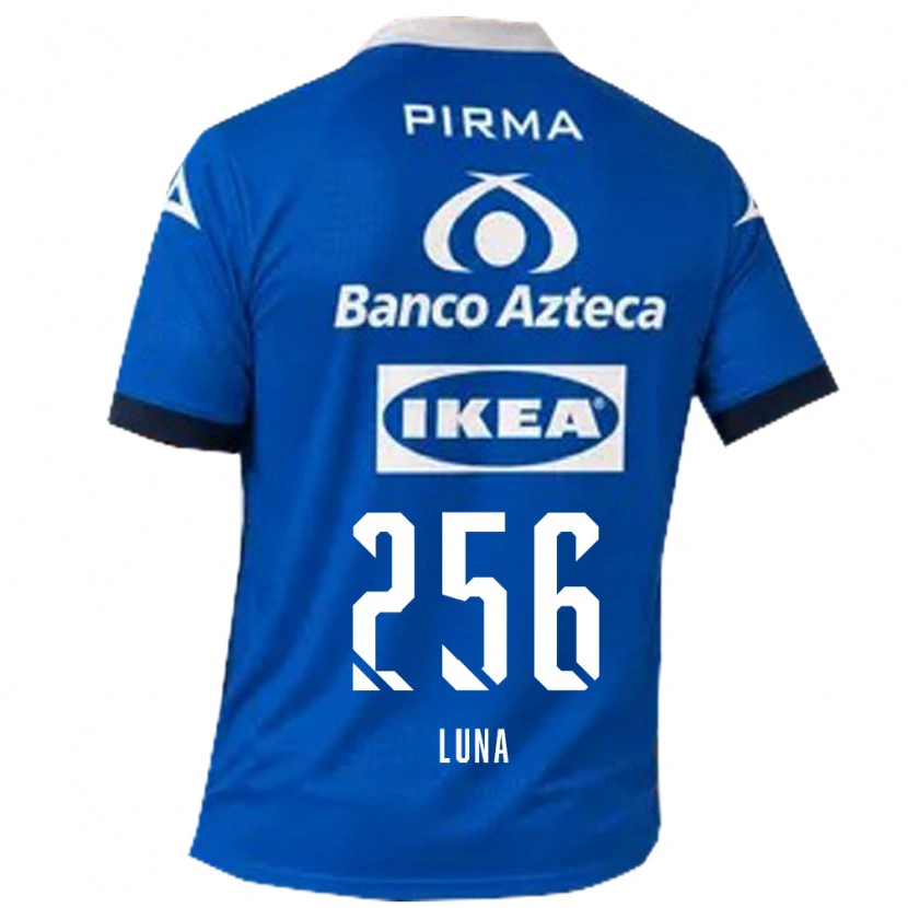 Danxen Criança Camisola Ángel Luna #256 Azul Branco Alternativa 2026/27 Camisa Brasil