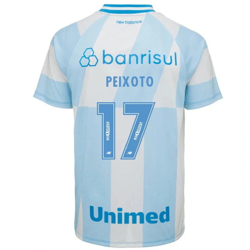Danxen Criança Camisola Clarisse Benicio Peixoto #17 Azul Claro Branco Alternativa 2026/27 Camisa Brasil