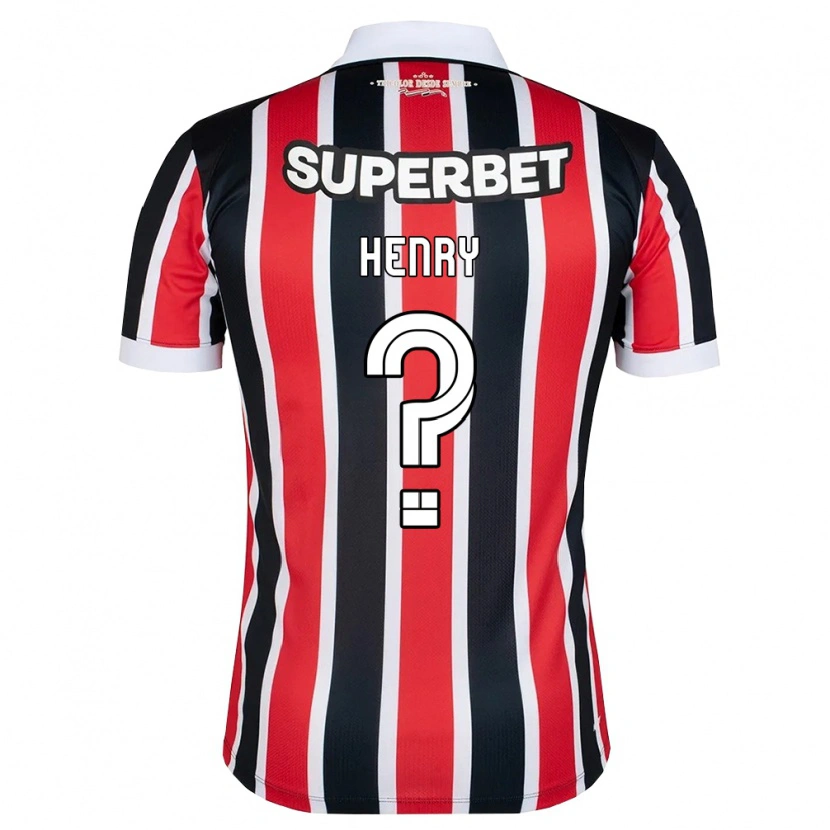 Danxen Criança Camisola Thierry Henry #0 Vermelho Branco Preto Alternativa 2026/27 Camisa Brasil