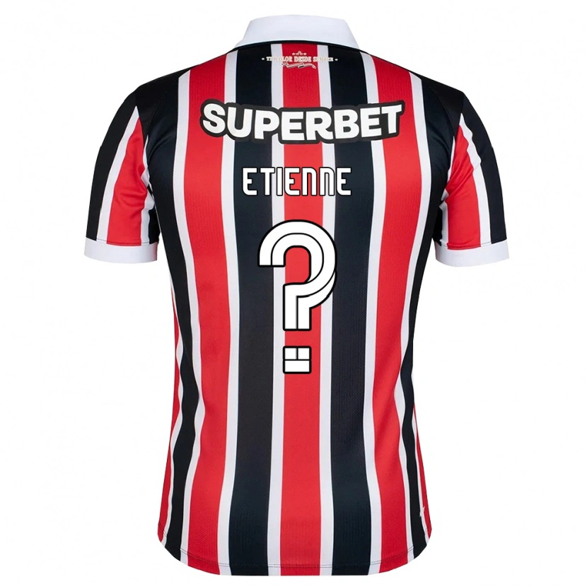 Danxen Criança Camisola Clauvis Etienne #0 Vermelho Branco Preto Alternativa 2026/27 Camisa Brasil