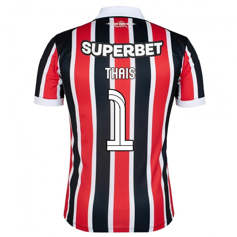 Danxen Criança Camisola Thais #1 Vermelho Branco Preto Alternativa 2026/27 Camisa Brasil