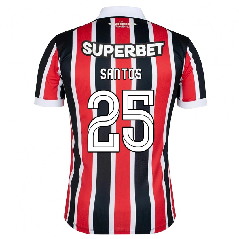 Danxen Criança Camisola Mariana Santos #25 Vermelho Branco Preto Alternativa 2026/27 Camisa Brasil