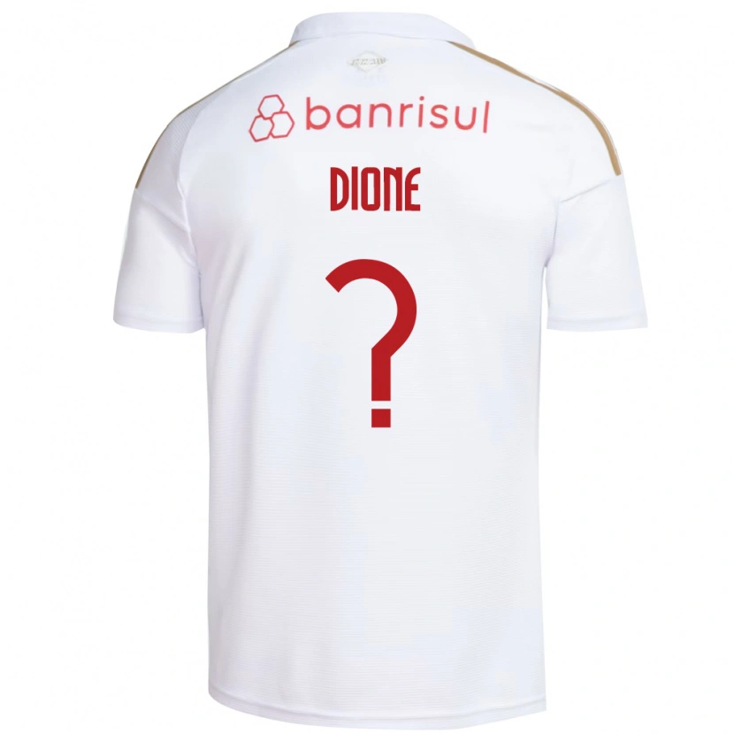 Danxen Criança Camisola Dione #0 Branco Vermelho Alternativa 2026/27 Camisa Brasil
