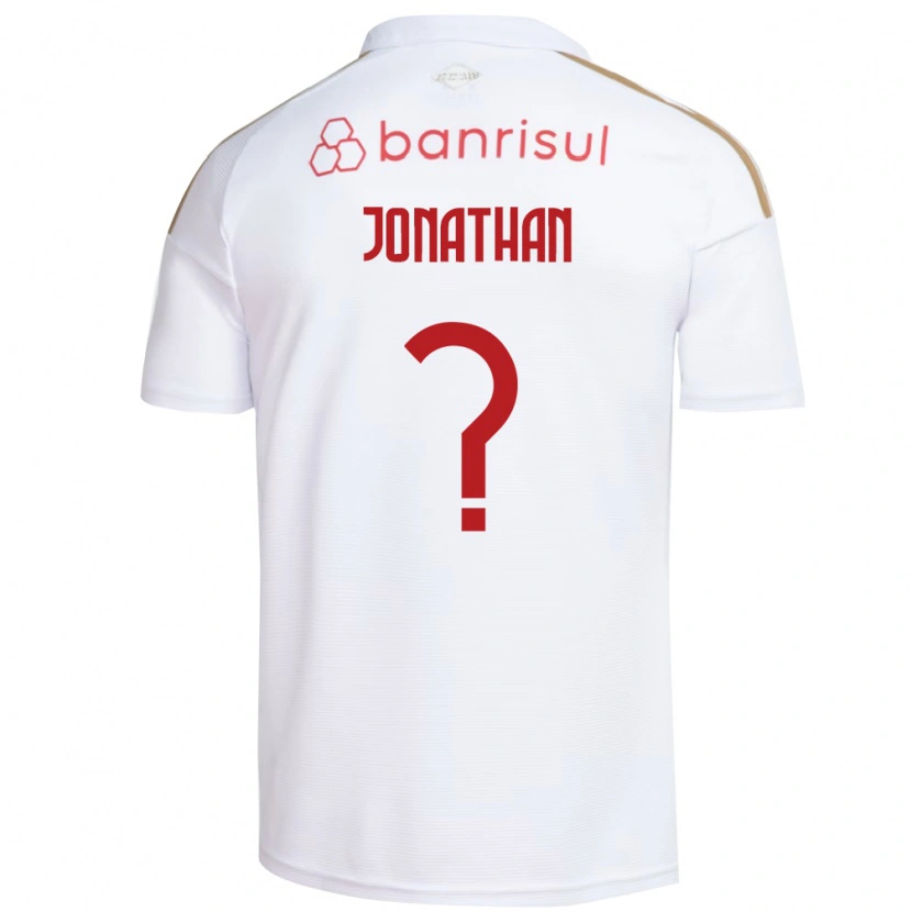 Danxen Criança Camisola Jonathan #0 Branco Vermelho Alternativa 2026/27 Camisa Brasil