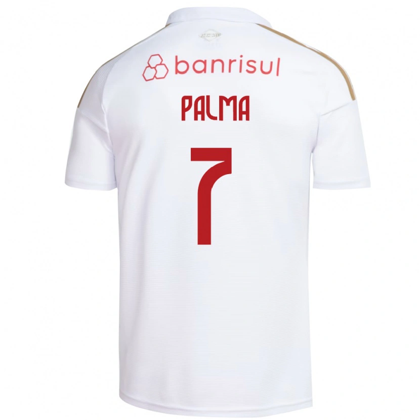 Danxen Criança Camisola Gabriel Palma #7 Branco Vermelho Alternativa 2026/27 Camisa Brasil