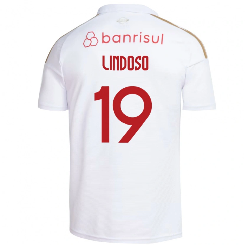 Danxen Criança Camisola Rodrigo Lindoso #19 Branco Vermelho Alternativa 2026/27 Camisa Brasil