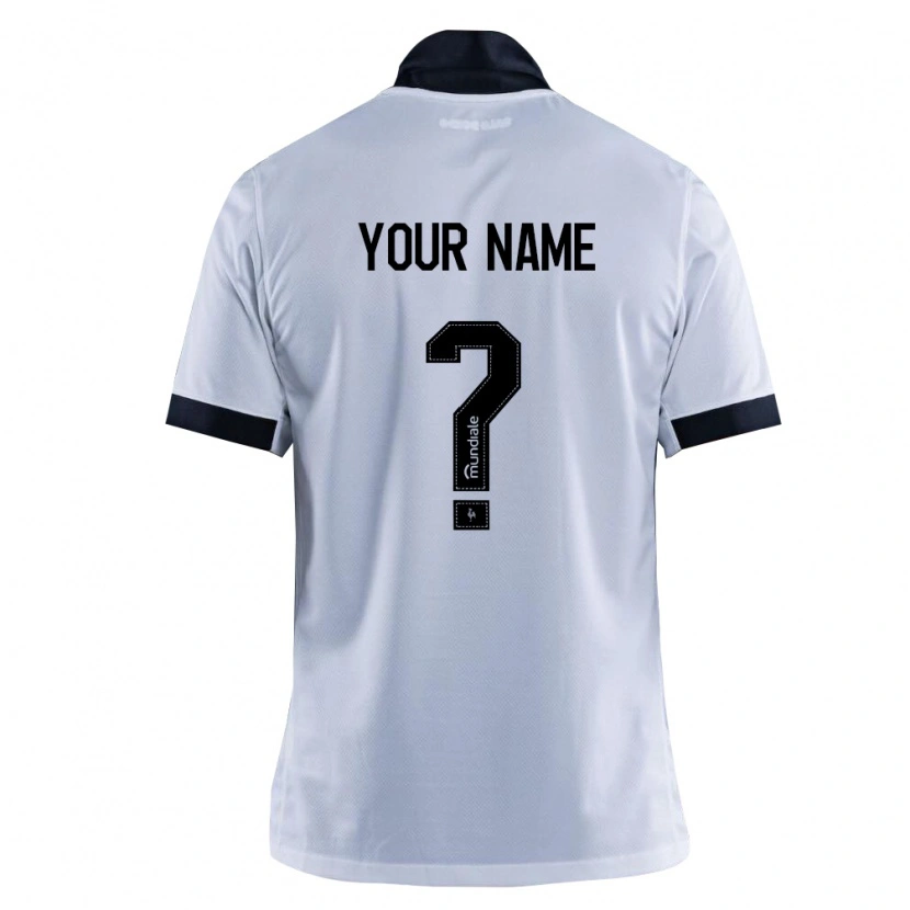Danxen Criança Camisola Seu Nome #0 Preto Branco Alternativa 2026/27 Camisa Brasil